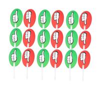 Parliky 20pcs Yes No Paddles Plastic Voting Game Paddles Thumbs Yes Or No for Classroom Voting and Group Discussions Easy to Use Versatile Application Assorted Colour Set