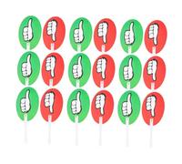 Parliky 20pcs Yes No Voting Paddles Classroom Interaction Signs Green Red Reusable Board Counters for Teachers Student Feedback True False Bulk Educational Supplies