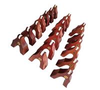 Parliky 21pcs Wooden Guzheng Bridges Support Pillars for Guzheng Musical Instrument Easy to Install Light Weight Sturdy Brown Wood in Performance