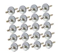 Parliky 24 Sets Bird Cage Fixing Screws Kit with Nuts and Washers Hardware for Parrot and Pet Cage Perches Platforms and Retaining Accessories Easy Installation and Complete Repair