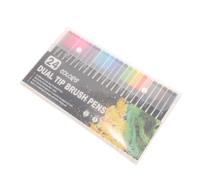 Parliky 24pcs Double-ended Water-based Paint Marker Pens for Smooth Tip Art Supplies for Drawing Writing and DIY Crafts Wood Glass Fabric Paper and More