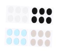 Parliky 24pcs Pad Drum Dampeners Washable Silicone Drum Muffler Silencers Gel Pads for Tone Control Practice