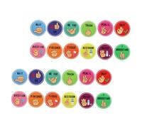 Parliky 24pcs Visual Cues Posters for Students with Hand Signals Friendly Classroom Decoration for Kindergarten and Elementary School Interactive Nonverbal Communication Learning Aid Easy