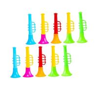 Parliky 25pcs Mini Trumpet for Early Educational Musical Horns for Stage Performance Party Props Birthday Random Color