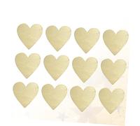 Parliky 25pcs Wooden Heart Slices DIY Craft for Handmade Decorations Painted Unfinished Wood Chips for Creative Art Projects and Home Decor