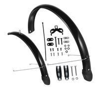 Parliky 27.5 Inch Mountain Bike Mudguards Full Coverage Fender Set with Extended Rear and Front Mud Flaps, Universal Protective Splash Guard for Off-road and Road Cycling Accessories