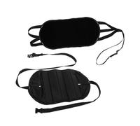 Parliky 2pcs Adjustable Airplane Foot Hammock Lightweight Travel Footrest for Plane Train Office Use Comfortable Memory Feet Sling for Long Flights and Home