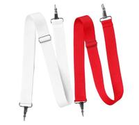 Parliky 2pcs Adjustable Marching Snare Drum Strap Replacement with Wide Comfortable Metal Shoulder Belt and Ergonomic Design for Professional Concerts and Musical Events