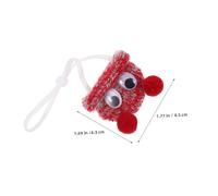 Parliky 2pcs Adjustable Mini Hand-knitted Hamster Hats for Small Pets Soft Breathable Headwear for Hamsters Guinea Pigs Bearded Dragons Cute Animal Accessories for Pet Comfort and Fun