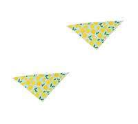 Parliky 2pcs Adjustable Pet Scarf Dog Cat Saliva Towel Neckerchief Cool Design for Parties