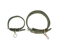 Parliky 2Pcs Adjustable Sheep Collars Canvas Livestock Accessories for Safe Outdoor Handling Comfortable Wear with Design for Goats and Cattle