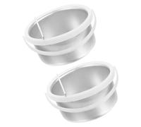 Parliky 2pcs Aluminum Wax Melting Pot Nonstick Replacement for Wax Warmer Efficient Heat Distribution Anti-scald Design Easy to with Salon and Home Hair Removal Machines