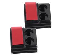 Parliky 2pcs Automotive Deer Whistles for Vehicles UV Resistant Deer Warning Device for Cars Suvs Trucks Black Easy to Install Silent Sound Repels Wildlife Highways