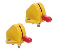 Parliky 2pcs Battery Disconnect Switch Weatherproof Emergency Power Cutoff for Motorbikes Tricycles Scooters Agricultural Vehicles Heavy-duty Inline Ignition Start Switch Knob for Reliable