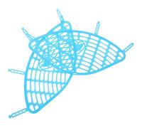 Parliky 2pcs Blue Bike Rear Protector Mesh Safety Guard Rail Footboard Cover for 16-20 Inch Electric Bicycle Rear Wheel Screen Universal Bike Protective Supply Random Style