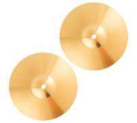 Parliky 2pcs Brass Jazz Drum Professional Cymbals Set for Drum Kit Replacement Cymbals and Percussion Enthusiasts