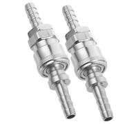 Parliky 2PCS C-Type Pneumatic Quick Fitting Connectors for Air Hose Mini Screw Air Tube Connectors 8mm/20mm PH Compatible Silver Random Style