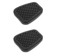 Parliky 2pcs Car Brake and Clutch Pedal Covers Rubber Pads Anti-slip Replacement for Fit City Manual Transmission with Easy Installation