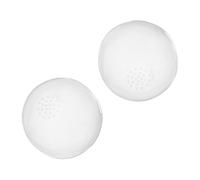 Parliky 2pcs Clear Silicone Doll Head Protection Caps Anti-Stain Wig Caps for Doll Hair Dyeing and Styling Non-Slip Wig Protectors for Making Supplies
