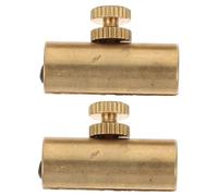 Parliky 2pcs Copper Wolf Tone Mute for Cello, Instrument Accessory to Eliminate Wolf Note, Gold Adjustable Cello Part for Practice and Performance