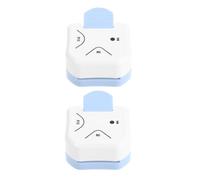 Parliky 2pcs Corner Rounder Punch Sturdy Paper Cutter for Card Making Scrapbooking Laminating Photos DIY Craft Projects with Precise Rounded Corners