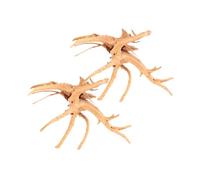 Parliky 2pcs Dead-wood Ornament for Fish Tank and Aquarium Decor Natural Landscape Decoration Enhances Fish Habitat Suitable for Miniature Landscapes and Gardens