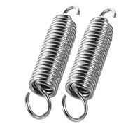 Parliky 2pcs Drum Foot Pedal Spring Stainless Steel Drum Kick Spring for Bass Drum Easy Install Parts