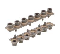 Parliky 2pcs Electronic Organ Key Contact Pads Replacement, Conductive Silicone Rubber Strips for 7-key Keyboard Repair, Electronic Keyboard Maintenance Accessories for DIY Fixing