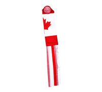 Parliky 2pcs Elegant Windsock Flag for Outdoor Hanging 70cm Canadian Maple Leaf Design Windsock Outdoor Hanging Decoration Lightweight Windsock Flag