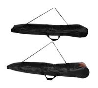 Parliky 2pcs Erhu Case Black and Brown with Sturdy Protective Design for Daily Practice Performances and Travel Convenient Backpack and Hand-carry Bag for Versatile Erhu Player Use