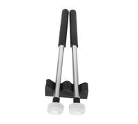 Parliky 2pcs Ethereal Drum Sticks for Tongue Drum Soft Felt Head Slip Metal Handle Jazz Percussion Accessories Portable Musical Instrument Drumsticks