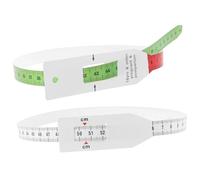 Parliky 2pcs Flexible Body Measuring Tapes for Waist and Arm Circumference Safe Soft Material with Scale Portable Tape Measure for Accurate Tailoring and Medical Use