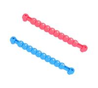 Parliky 2Pcs Foosball Score Counters Plastic Multi-functional Scorekeeper Bars for Table Football Games Compact Lightweight Design with Red and Blue Versatile Score Keepers