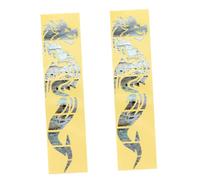 Parliky 2pcs Fretboard Stickers Guitar Decals Sticker for Electric Acoustic Guitar Chinese Dragon Design Thin Easy to Install