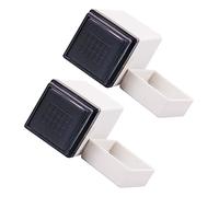 Parliky 2Pcs Guitar Chord Stamps for Beginners - Sturdy ABS Rubber Chord Training Tool Simple Design Practical Musical Instrument Accessories for Learning Play Guitar and Creating