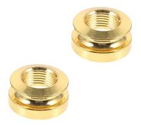 Parliky 2pcs Guitar Endpin Cap Thread Material Easy Installation for Acoustic and Electric Guitar Strap Elegant Design for Musicians and Enthusiasts