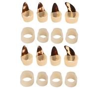 Parliky 2pcs Guzheng Nail Protectors Comfortable Covers for Learning Guzheng Safe for Ages Right Hand Skin Tone