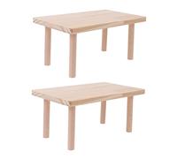 Parliky 2pcs Hamster Platform Toy Wooden Climbing Board for Cage Pet Platform for Hamster Boredom Breaker Small Pet Accessory
