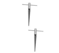 Parliky 2pcs Handle Taper Tool for Guitar Bridge Pin Ergonomic Design Hand Held Luthier Tool for Easy Maintenance and Repair Compact and Portable