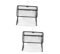 Parliky 2pcs Hanging Wash Bag Portable Storage Pouch Shower Toiletry Tote for Bathroom Home