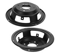 Parliky 2pcs Heavy Duty Iron Speaker Frame for Bass Speaker Basket Mounting Bracket Compatible with Front and Rear Edges Audio Equipment Accessories for Home Theater and Small Performances