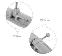 Parliky 2pcs Inflatable Kayak Paddle Holders Aluminum Alloy Oar Lock Mounts for Canoes Row Boats Versatile PVC Paddle Seats Compatible with Various Oar Designs for Water Sports