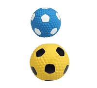 Parliky 2pcs Interactive Dog Squeaky Training Balls Molar Toy for Health Bonding Fun Sounding Movement Designed for Stress Relief Engaging Play for Small Large Dogs