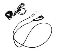 Parliky 2Pcs Kayak Paddle Tie Leash Elastic Safety Strap with Double Hook for Kayaking Canoeing Boating Anti-lost Paddle Rope Accessories