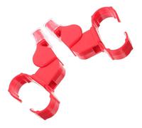 Parliky 2pcs Loud Sports Whistles with Finger Ring Portable High-volume Referee Whistles for Adults Outdoor Activities Coaching Hiking Camping Emergency Use