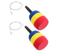 Parliky 2pcs Mallet for Whack-mole Games Soft Sponge Hammer for Pounding Play Hammering Fun for Carnival and Family Activities
