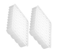 Parliky 2pcs Miniature Brick Mold Set for DIY Dollhouse Decor Soft Silicone Moulds for Mini Garden Landscape Mini Wall Bricks Building Accessories Educational Craft Kit for Family