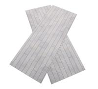 Parliky 2pcs Miniature Dollhouse Hardwood Floor Tiles Realistic Wood Texture DIY Craft Materials for Model Builders and Home Decor Enthusiasts