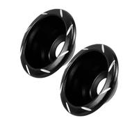 Parliky 2pcs Motorcycle Fork Frame Sliders Front Wheel Fork Protector Crash Protection for Scooters and Electric Bikes Impact Resistant Accessories Easy Installation Black