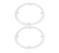 Parliky 2Pcs Mountain Bike Chainring Guard 48 Teeth 4 Holes White Crankset Chain Wheel Protector Cover for Front Sprocket Guard Chainring Disc